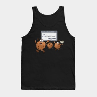 Delete Your Cookies Funny Computer Geek T-Shirt Tank Top